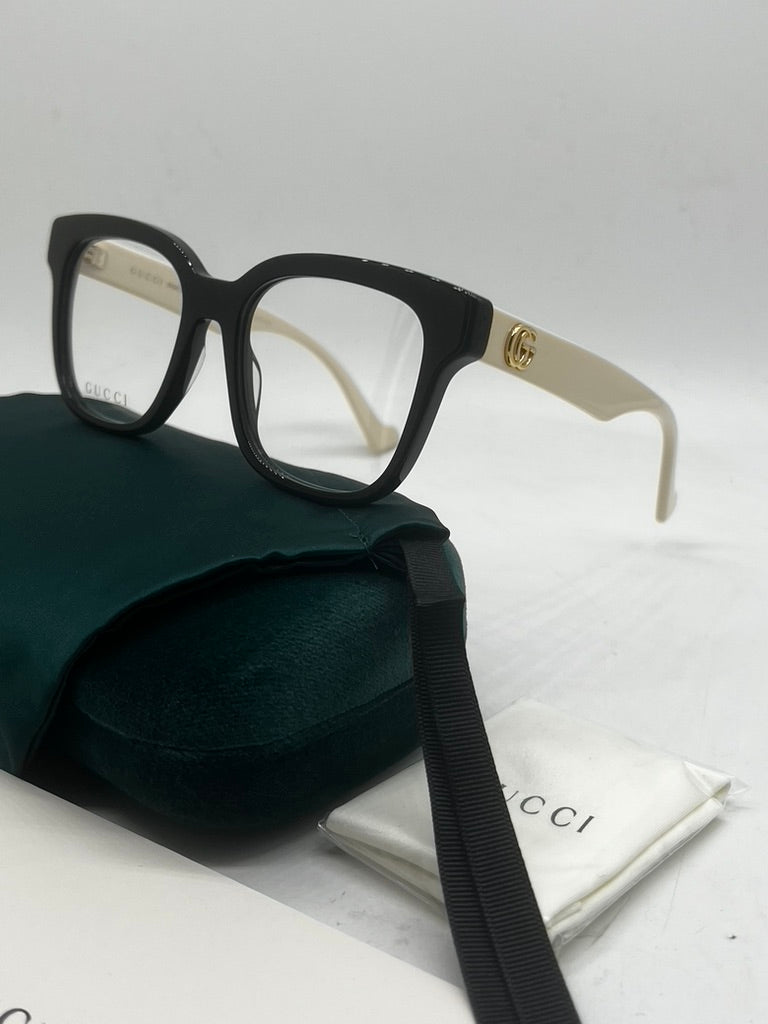 Gucci GG0958O Square Frames in Black Ivory
