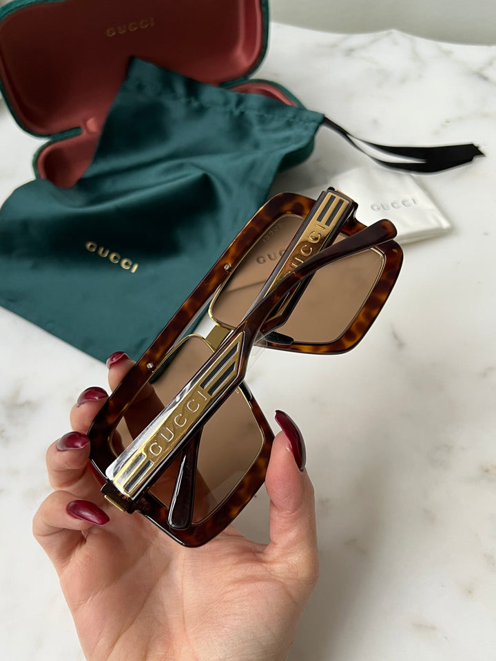 Gucci rainbow online sunglasses aviator