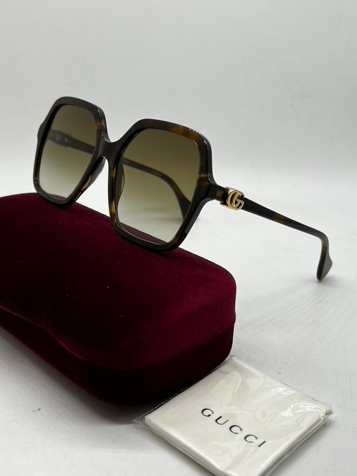 Gucci GG1072S Square Sunglasses in Brown