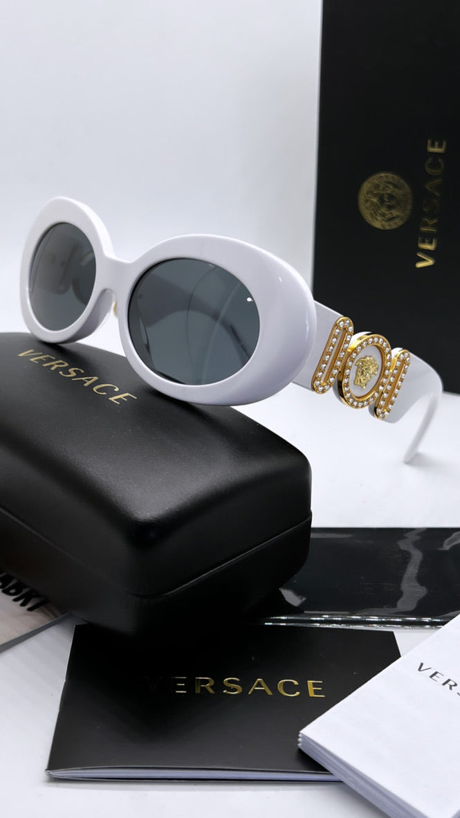 Versace VE4426BU Sunglasses in White Crystal