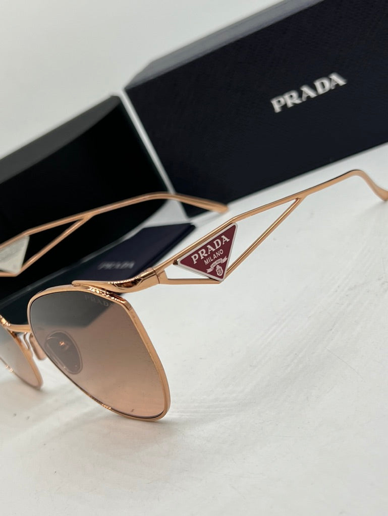 Prada PR50ZS Sunglasses in Rose Gold