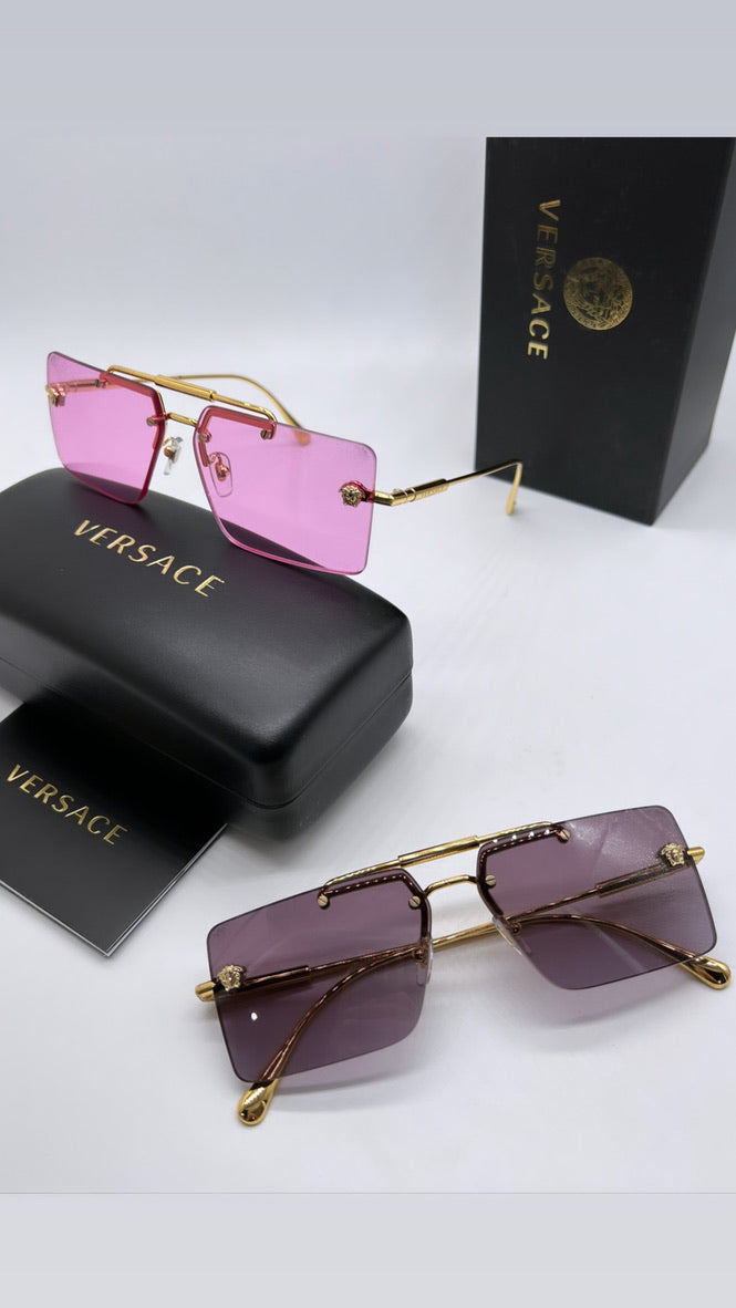 Versace VE2245 Violet Square Medusa Sunglasses Designer Daydream