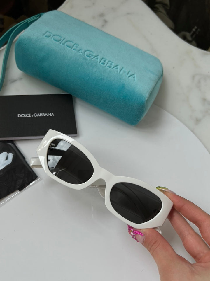 Dolce & Gabbana DG6186 Cat Eye White Sunglasses