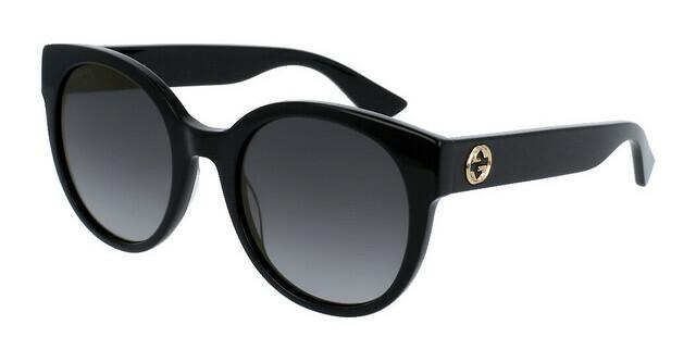 Gucci GG0035SN Round Black Sunglasses