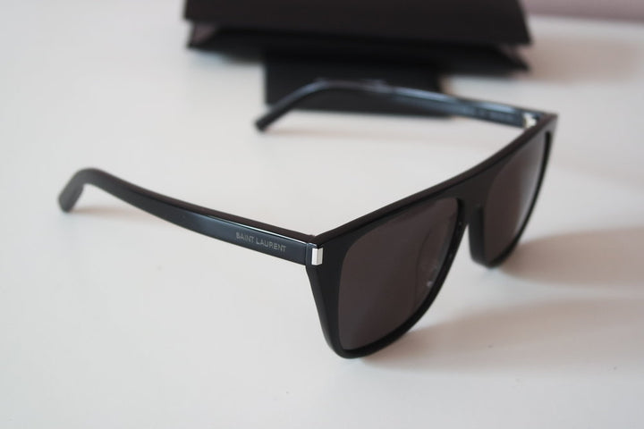 Saint Laurent SL1/F 001 Black Sunglasses