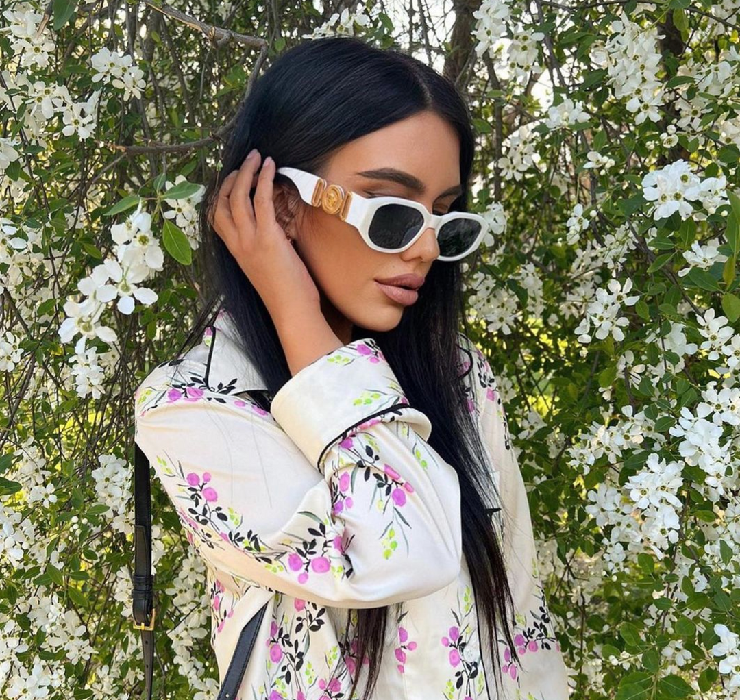 Versace VE4361 Gafas de sol Biggie en blanco