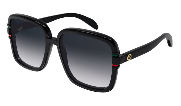 Gafas de sol cuadradas Gucci GG1066S en negro 