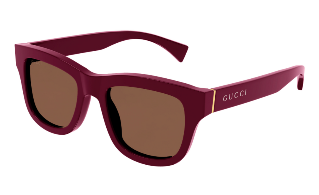 Gucci GG1135S Unisex Sunglasses in Burgundy