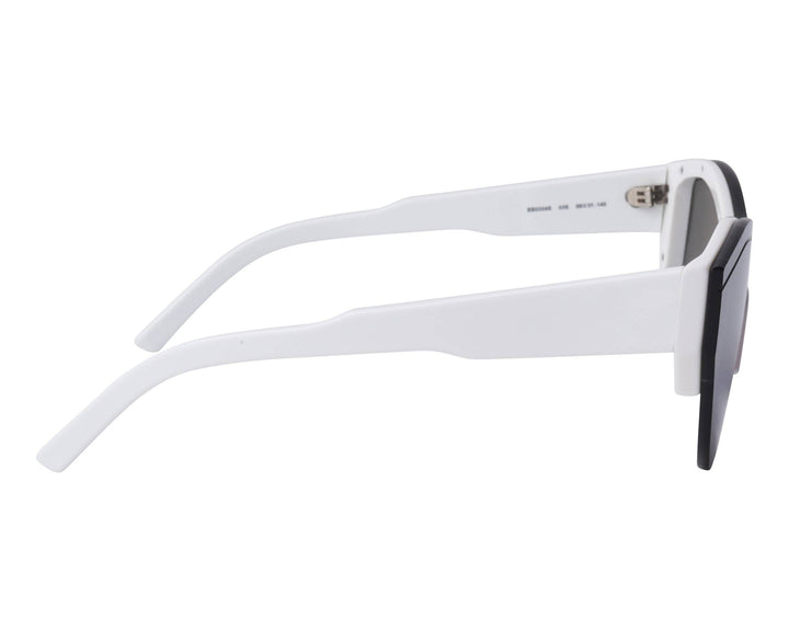 Balenciaga BB0004S Shield Mirrored Sunglasses in Silver