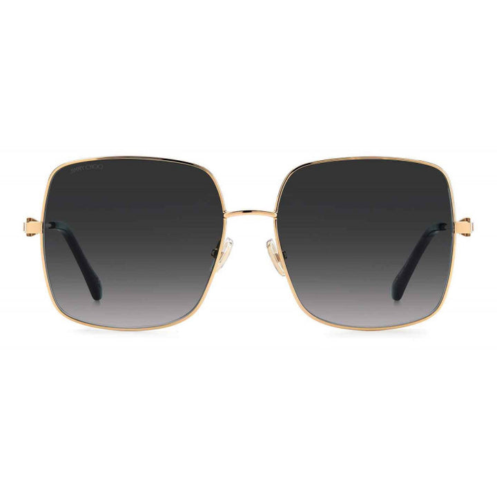 Jimmy Choo Lili Square Sunglasses in Gold Metal