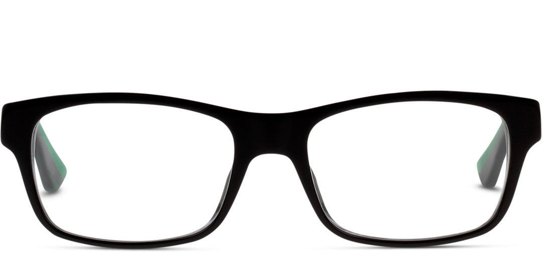 Monturas de anteojos rectangulares Gucci GG0006OA en negro