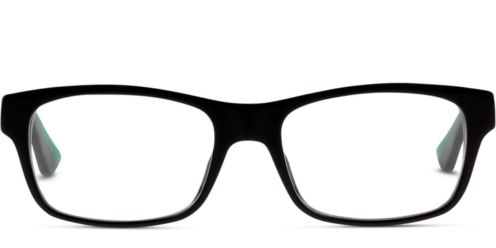 Monturas de anteojos rectangulares Gucci GG0006OA en negro