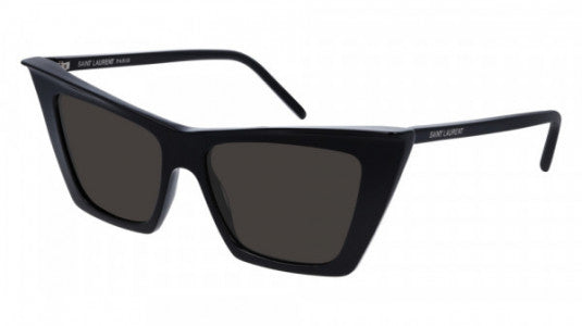 Saint Laurent SL372 Ultra Cat Eye Sunglasses in Black
