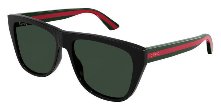 Gucci GG0926S Flat Top Sunglasses in Black Polarized