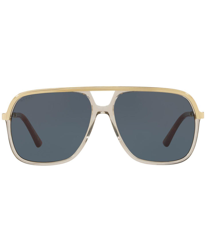 Gafas de sol de aviador Gucci GG0200S en transparente