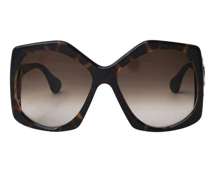 Gafas de sol marrones extragrandes Gucci GG0875S 