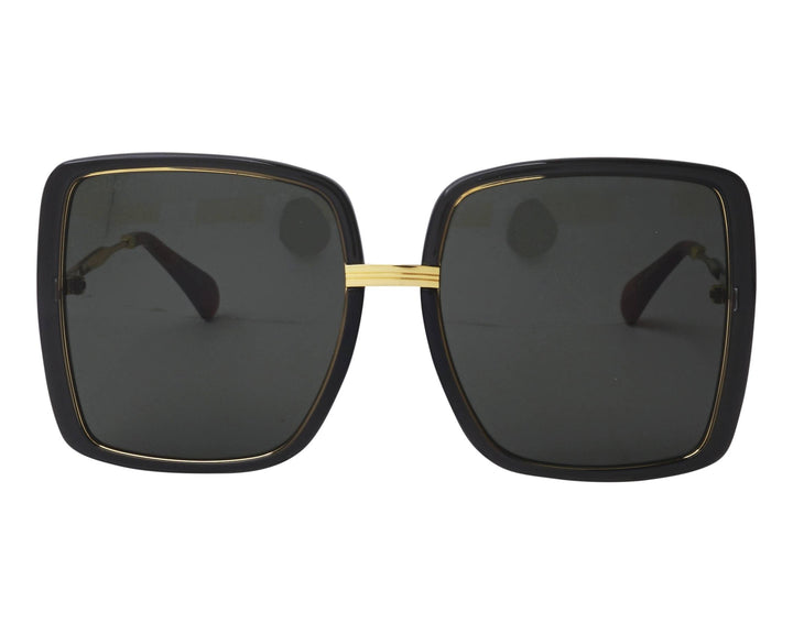 Gafas de sol cuadradas extragrandes en gris Gucci GG0903S