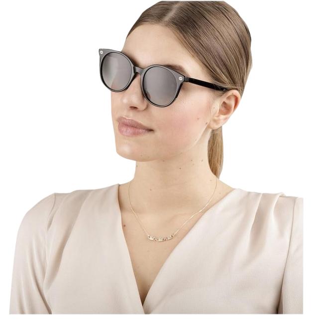 Gucci GG0091S Gafas de sol negras con logotipo redondo 