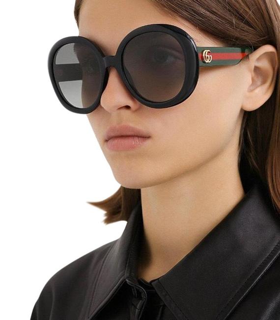 Gucci oversized round clearance sunglasses