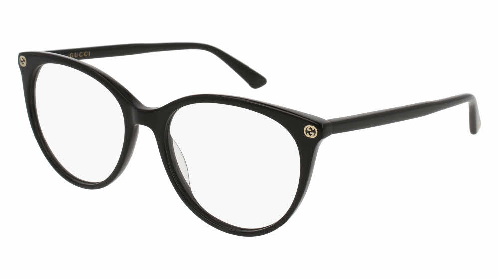 Gucci GG0093O Black Cat Eye Eyeglasses Frames