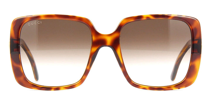 Gafas de sol rectangulares con logo Marmont de Gucci GG0632S en marrón 