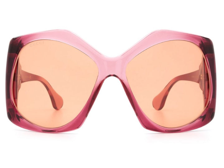 Gafas de sol rosas extragrandes Gucci GG0875S 