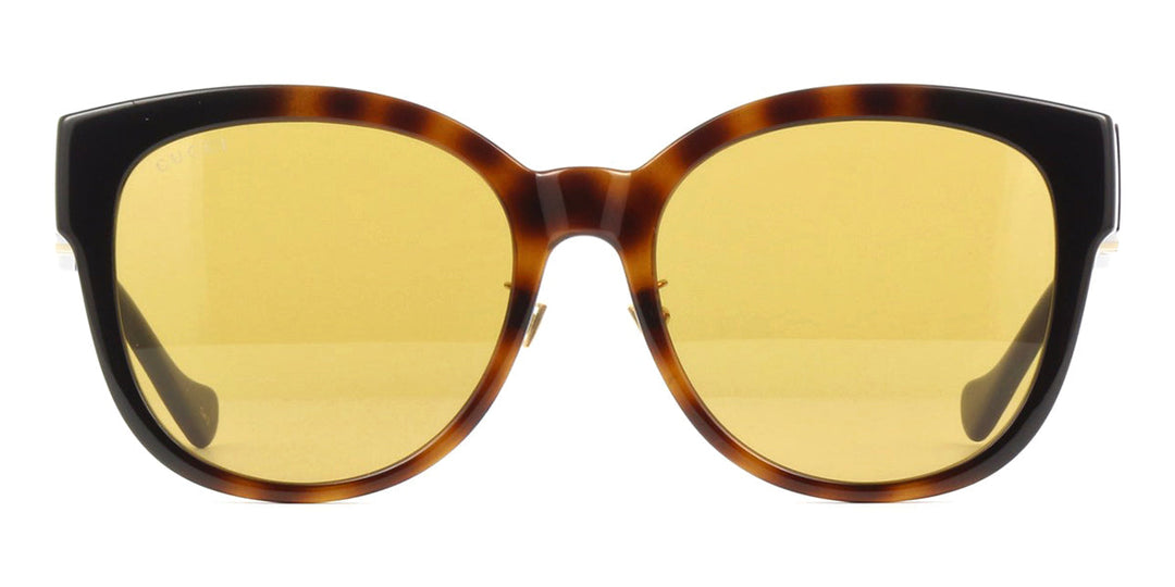 Gucci GG1028SK Brown Chain Rounded Sunglasses – Designer Daydream