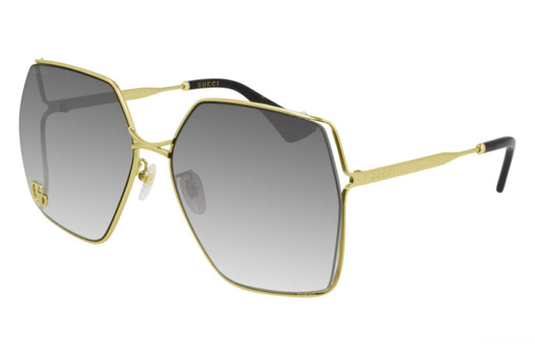 GUCCI スクエアG 17号 Gucci GG0817S Oversized Marmont Sunglasses in Grey Lens – Designer