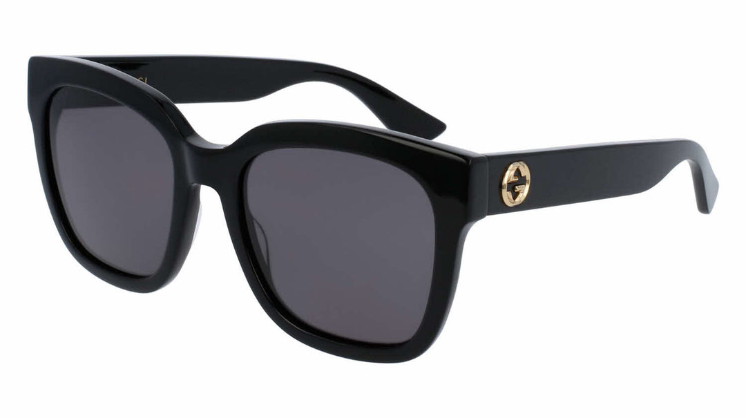 Gucci GG0034S Square Black Sunglasses