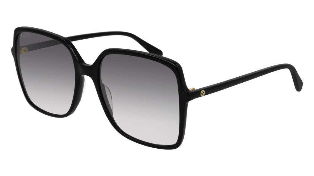 Gucci GG0544S Oversized Black Square Sunglasses
