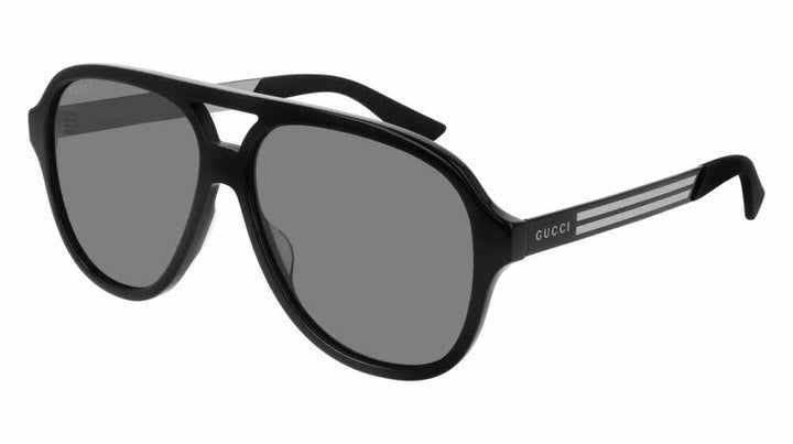 Gucci GG0688S Aviator Sunglasses in Black