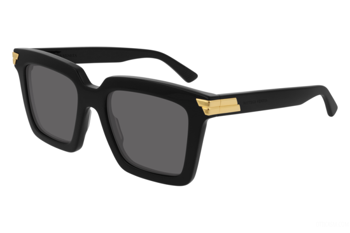 Bottega Veneta BV1005S Gafas de sol cuadradas negras