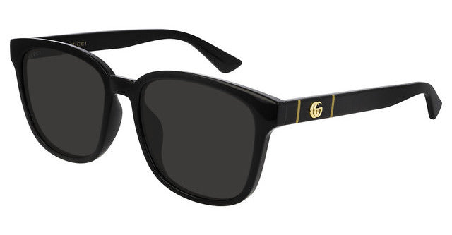 Gucci GG0637SK Unisex Marmont Logo Sunglasses in Black