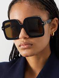 Gafas de sol negras extragrandes Gucci GG1241S