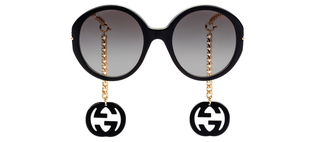Gucci GG0726S Earring Chain Oversized Sunglasses