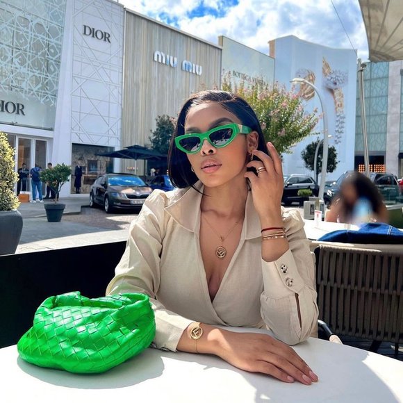 Bottega Veneta BV1176S Green Sunglasses – Designer Daydream