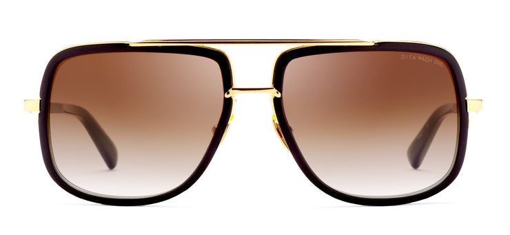 Dita Mach One B Aviator Sunglasses in Black Gold