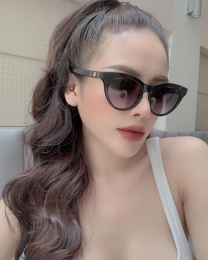 Gafas de sol estilo ojo de gato Marmont de Gucci GG0763S en negro