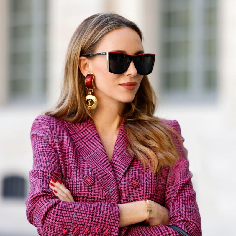 Saint Laurent SL539 Paloma Sunglasses in Black – Designer Daydream