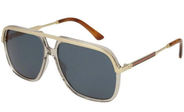 Gafas de sol de aviador Gucci GG0200S en transparente