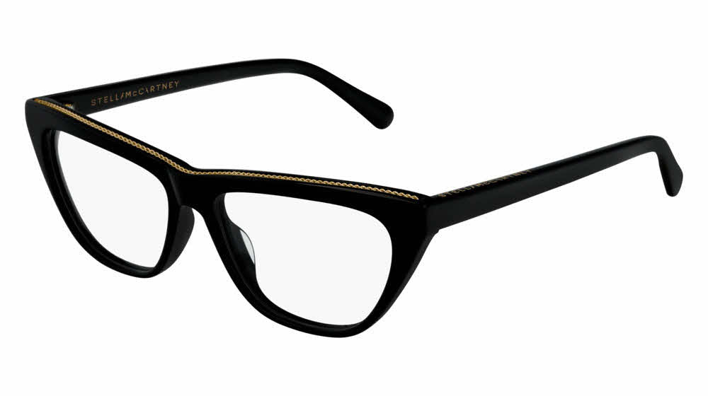 Stella McCartney SC0191O Black Cat Eye Eyeglasses Frames