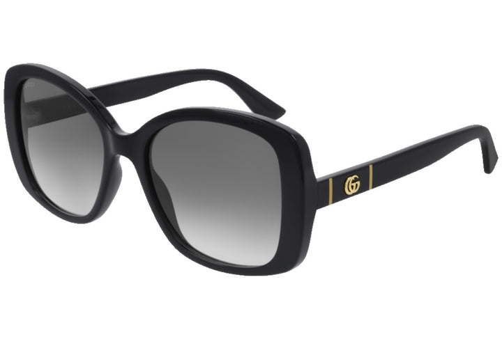 Gucci GG0762S Marmont Logo Butterfly Sunglasses in Black