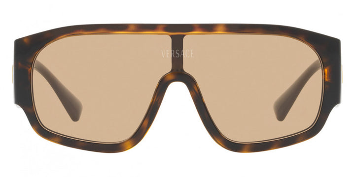 Versace VE4439 Mask Sunglasses in Brown