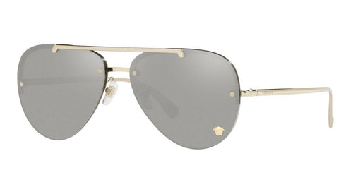 Versace VE2231 Black and Gold Medusa Rimless Aviator Sunglasses with Case Versace VE2231 Black Gold Medusa Aviator | Designer Daydream main image 2