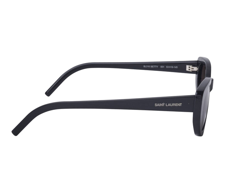 Saint Laurent SL316 Betty Oval Sunglasses in Black